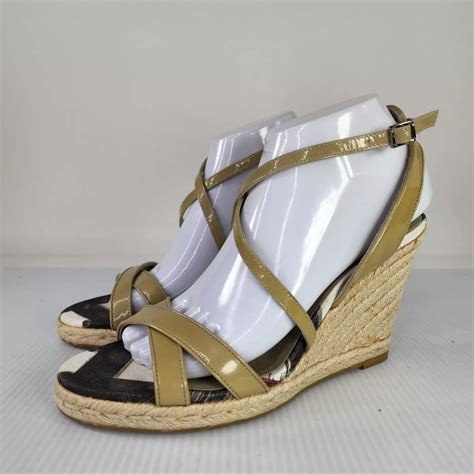 nova check espadrille wedges burberry|Summer Staple: Burberry Nova Check Wedge Espadrille.